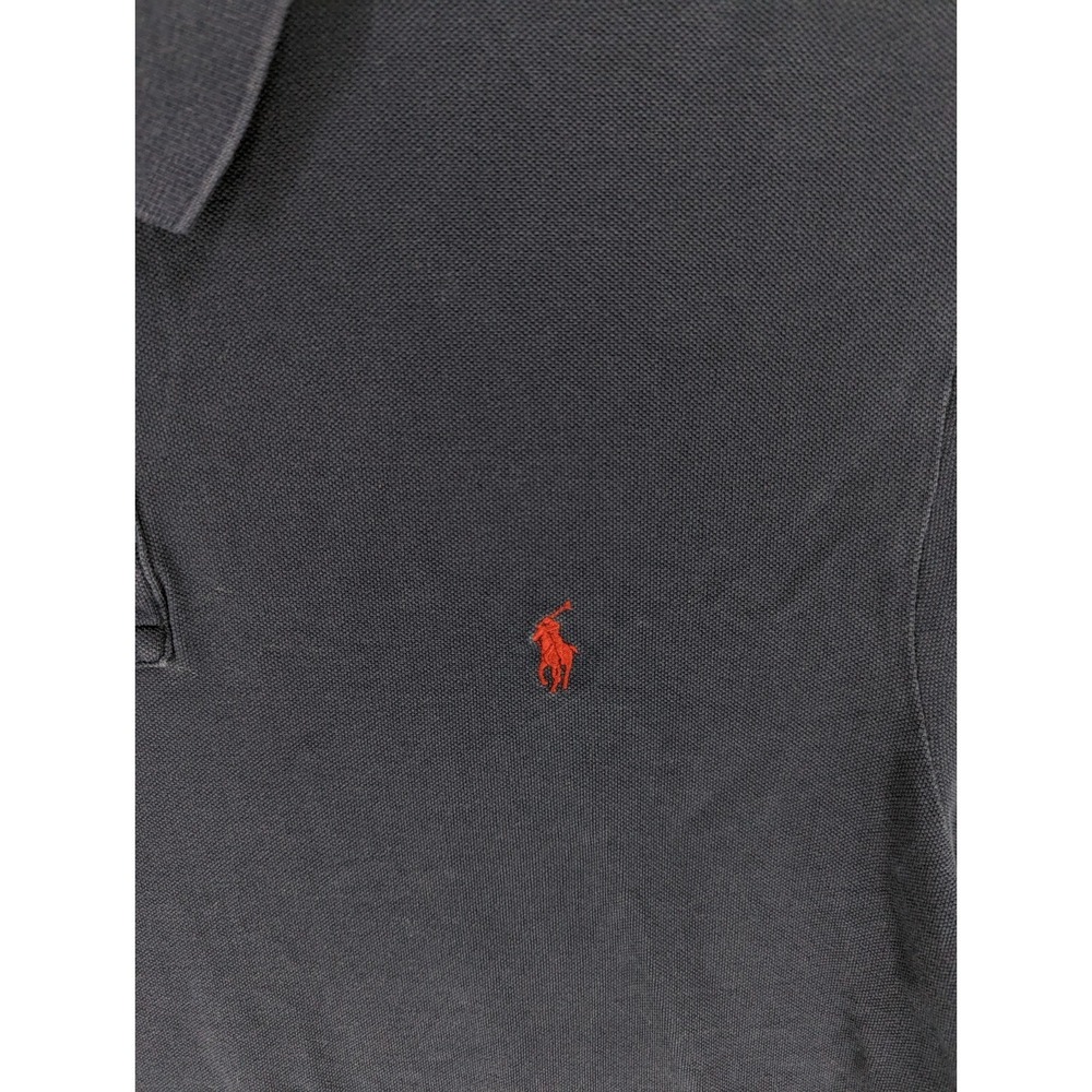 Polo Ralph Lauren Navy Blue Short Sleeve Polo Shirt, Men's 2XLT, Pony, Tall - Picture 3 of 7